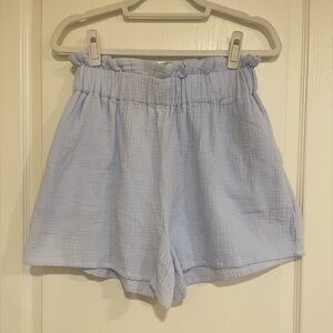 Mable blue paperbag shorts​​​​​​​​​​